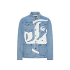 LOST BOYS ARCHIVES Logo Denim Jacket Light Blue