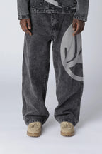 LOST BOYS ARCHIVES Logo Denim Jeans Black