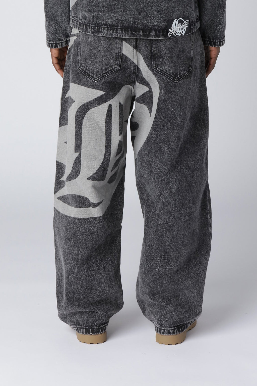 LOST BOYS ARCHIVES Logo Denim Jeans Black