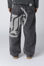 LOST BOYS ARCHIVES Logo Denim Jeans Black