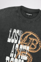 LOST BOYS ARCHIVES Lost At Rodeo T-Shirt Washed Black