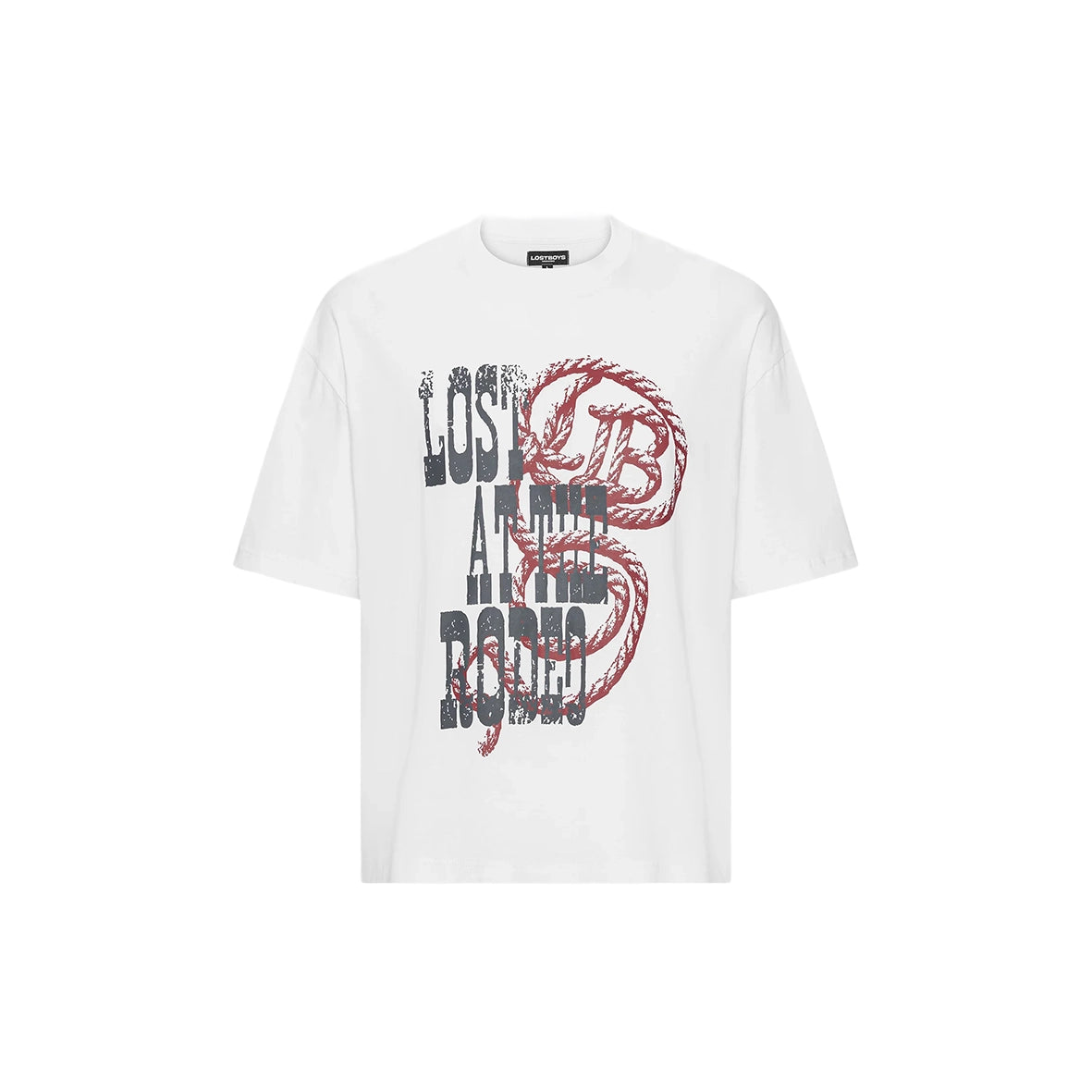 LOST BOYS ARCHIVES Lost At Rodeo T-Shirt White