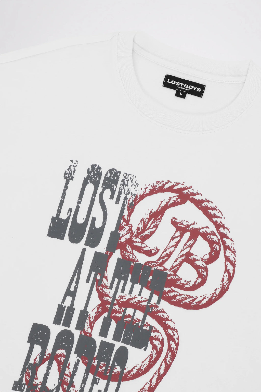 LOST BOYS ARCHIVES Lost At Rodeo T-Shirt White