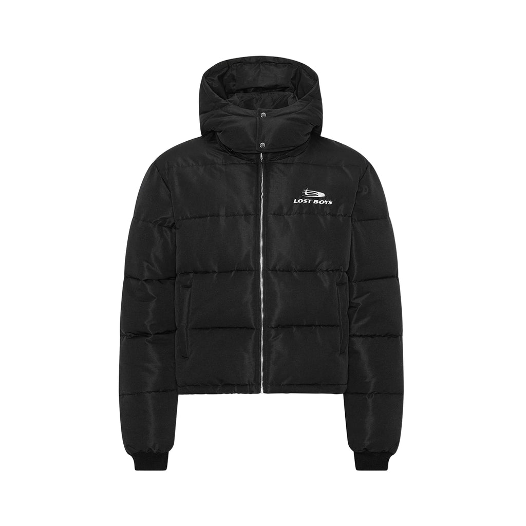 LOST BOYS ARCHIVES Puffer Jacket Black