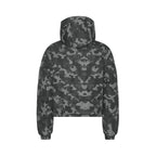 LOST BOYS ARCHIVES Puffer Jacket Black Logo Camouflage