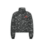 LOST BOYS ARCHIVES Puffer Jacket Black Logo Camouflage