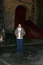 LOST BOYS ARCHIVES Puffer Jacket Green Logo Camouflage