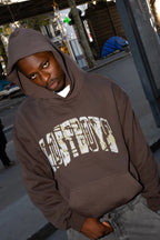 LOST BOYS ARCHIVES Splinter Hoodie Brown