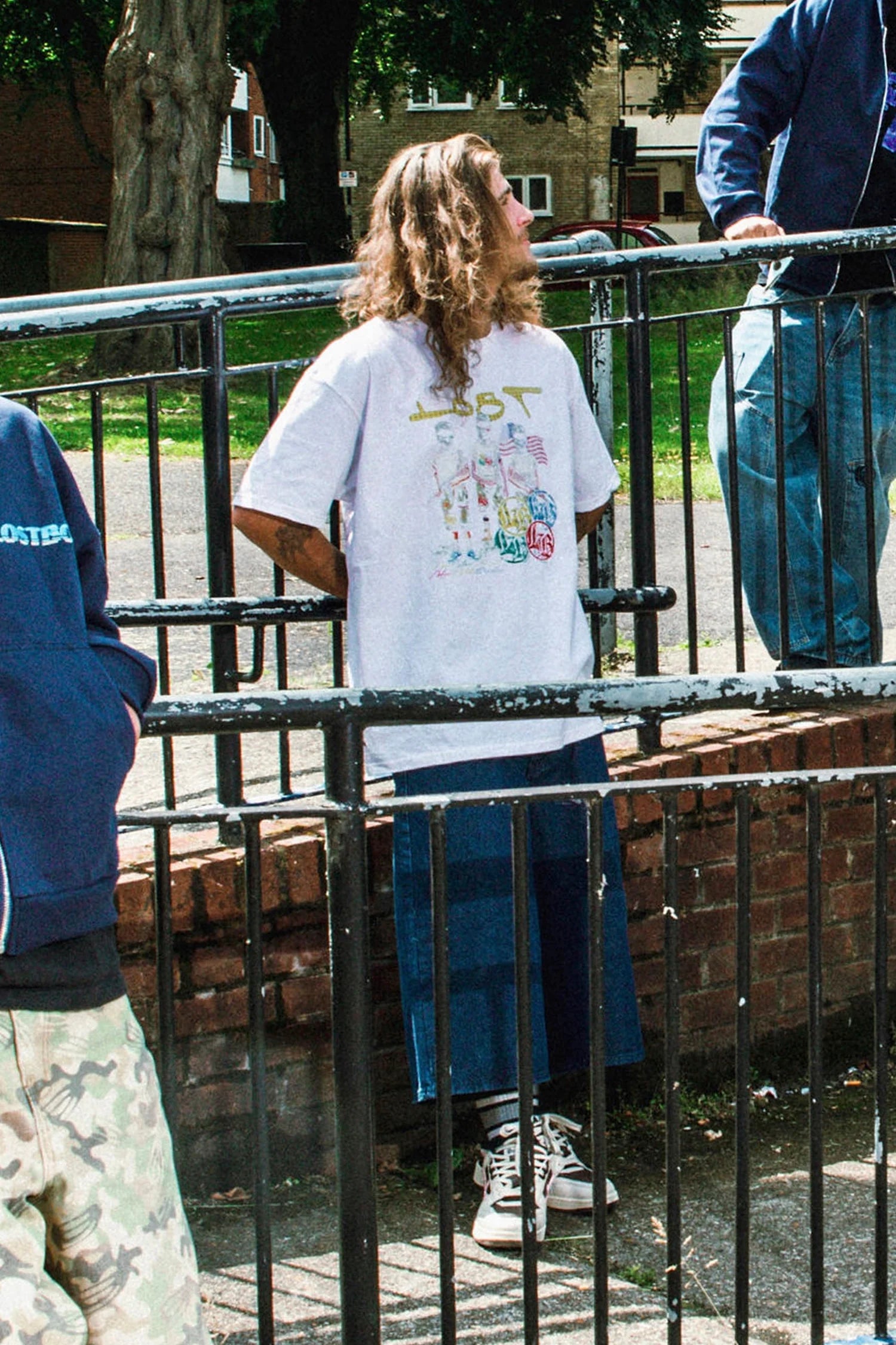 LOST BOYS ARCHIVES The War Within Graphic T-Shirt White