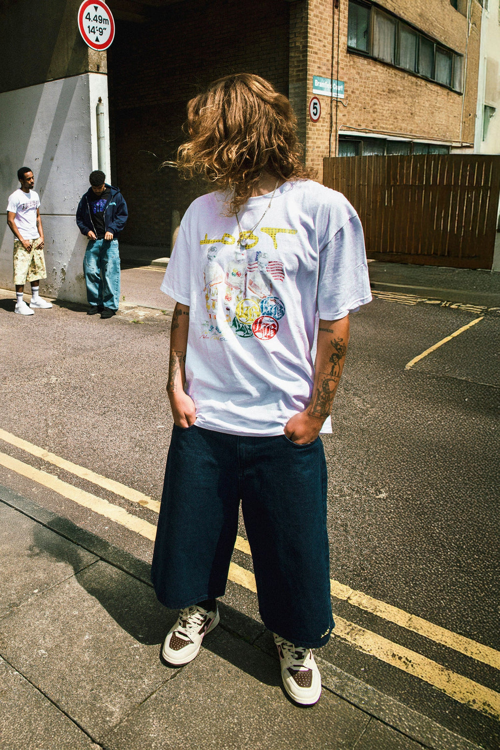 LOST BOYS ARCHIVES The War Within Graphic T-Shirt White