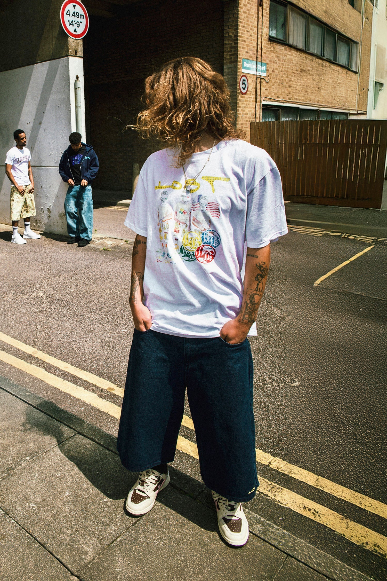 LOST BOYS ARCHIVES The War Within Graphic T-Shirt White