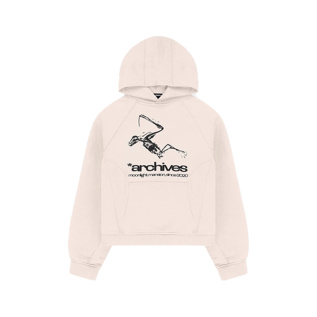 MOONLIGHT MANSION Archives Hoodie Beige