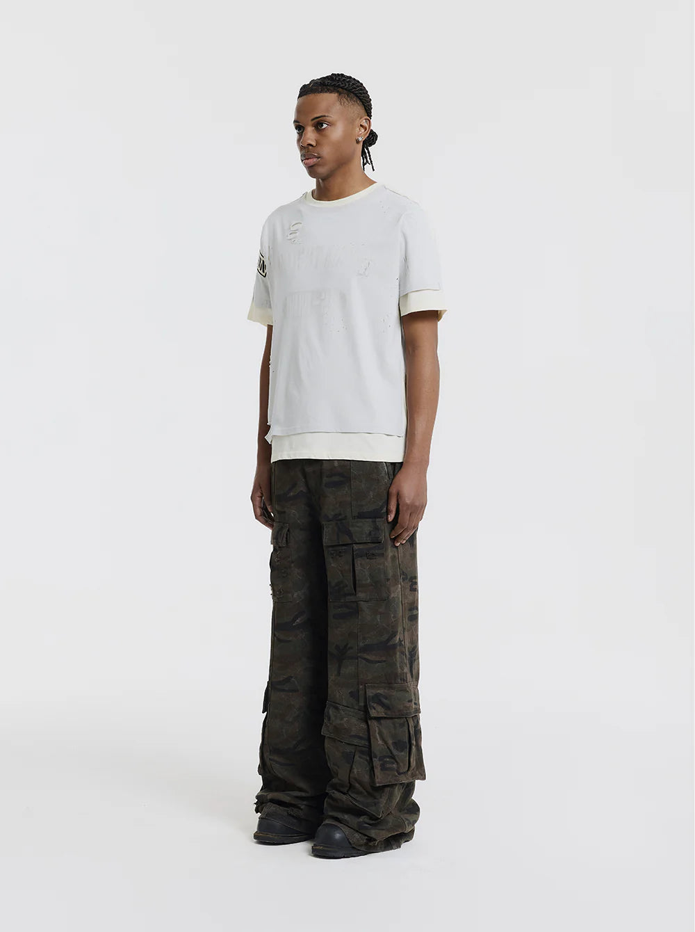 MOONLIGHT MANSION Dune T-Shirt Beige Grey