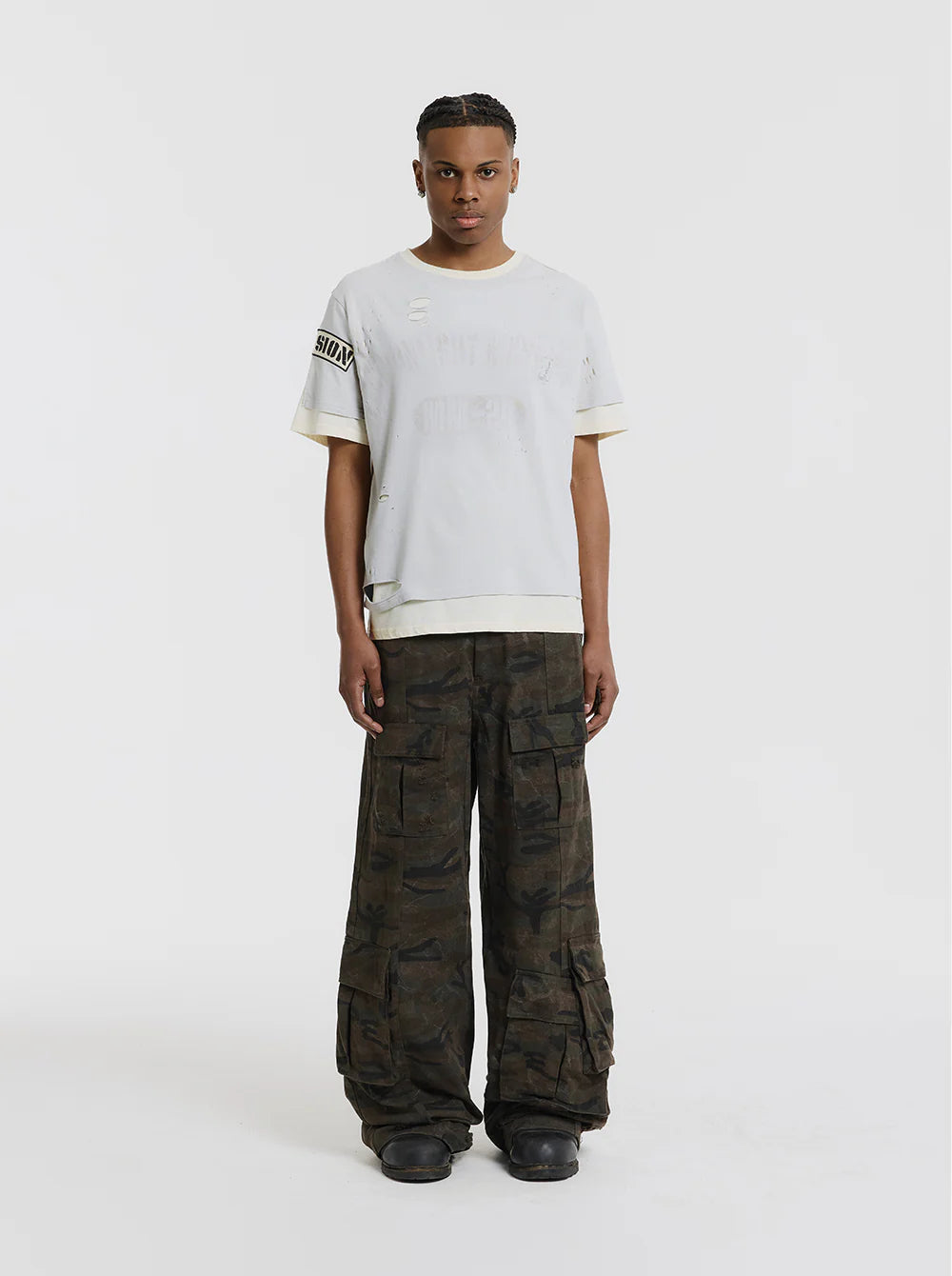 MOONLIGHT MANSION Dune T-Shirt Beige Grey