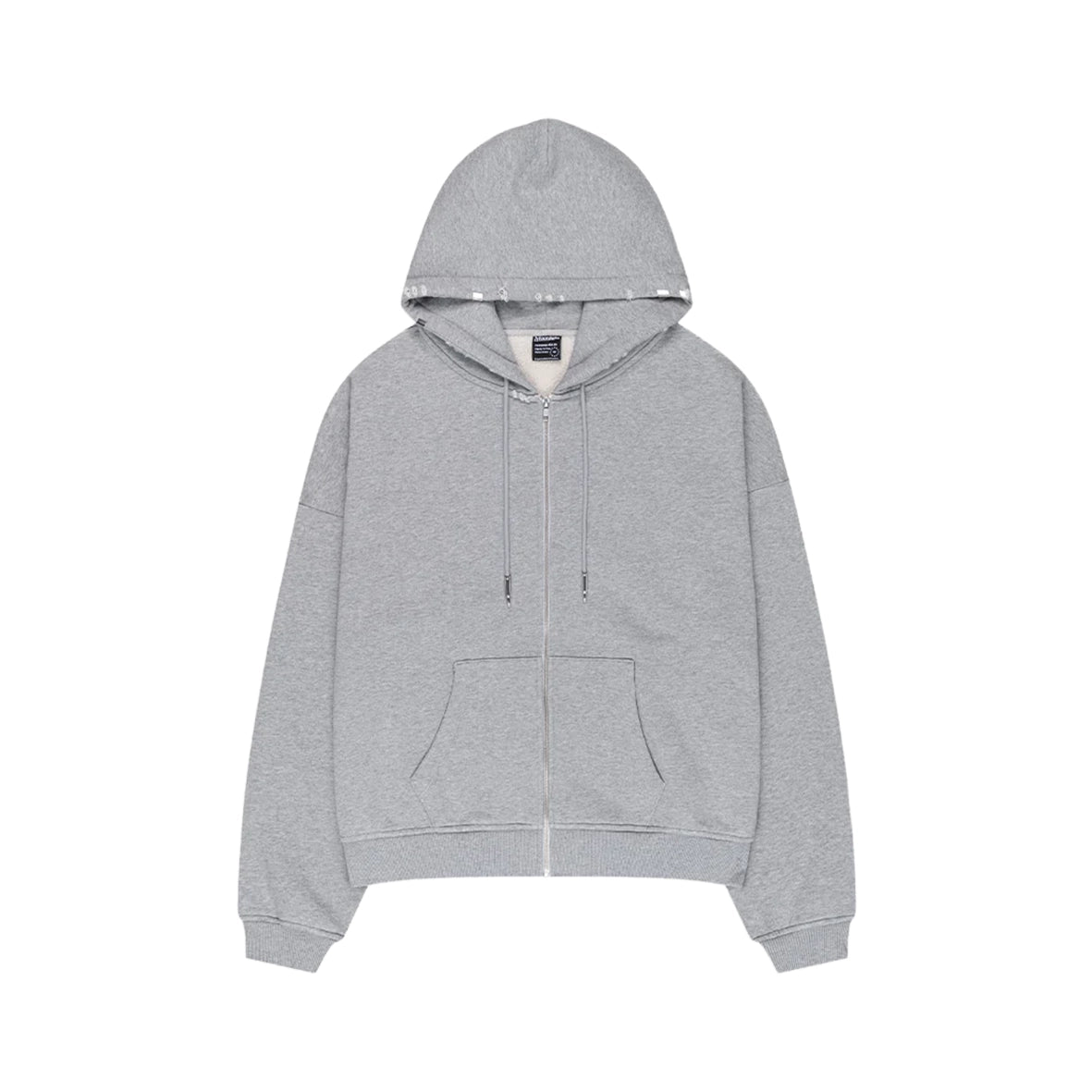 MOONLIGHT MANSION Gunshot Zip-Up Melange Grey