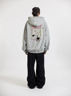 MOONLIGHT MANSION Gunshot Zip-Up Melange Grey