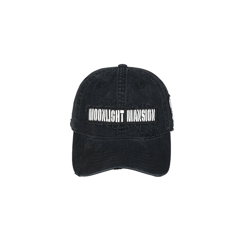 MOONLIGHT MANSION Military Cap Faded Black
