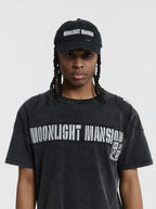 MOONLIGHT MANSION Military Cap Faded Black