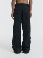 MOONLIGHT MANSION Military Cargopants Black