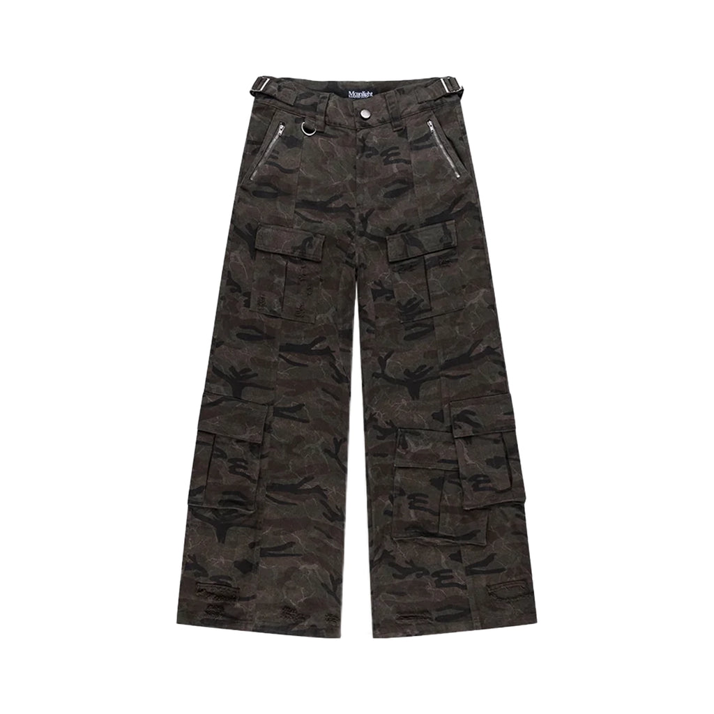 MOONLIGHT MANSION Military Cargopants Camo