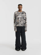 MOONLIGHT MANSION Military Longsleeve Camo