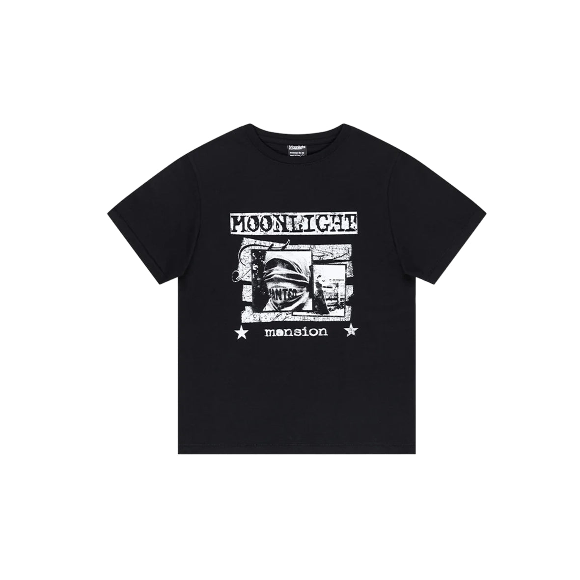 MOONLIGHT MANSION Nihilist T-Shirt Black