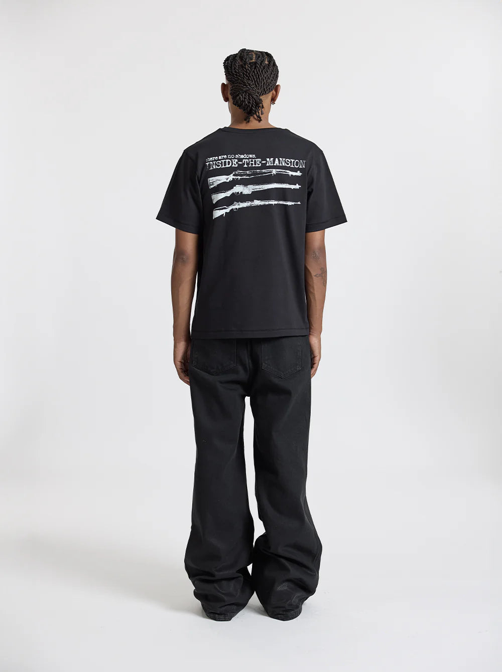 MOONLIGHT MANSION Nihilist T-Shirt Black