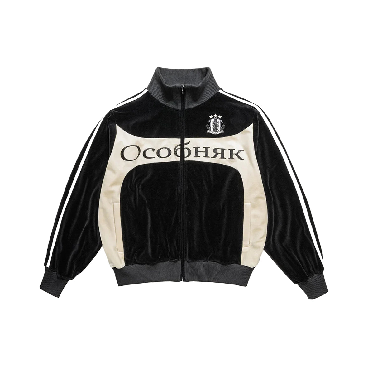 MOONLIGHT MANSION Ocobhrk Velvet Jacket Black