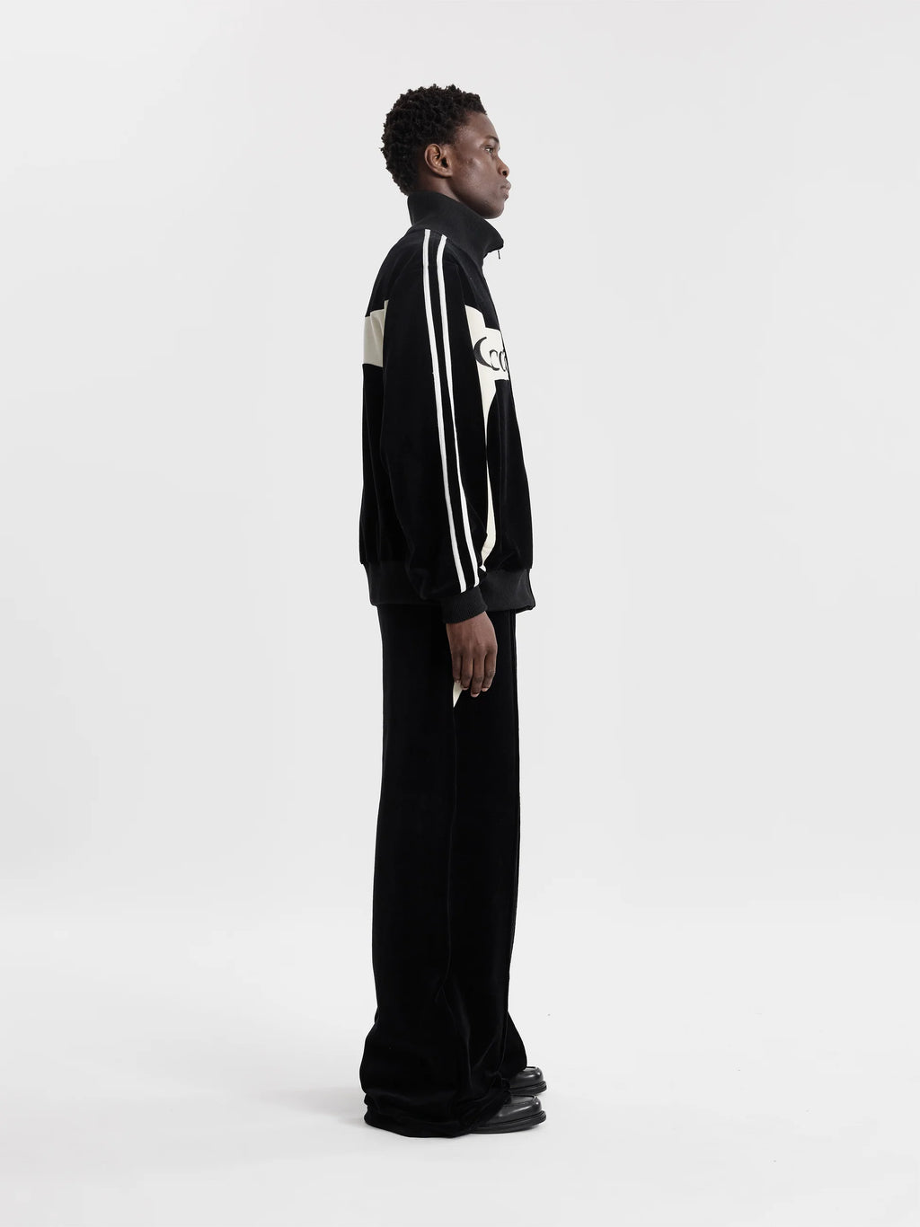 MOONLIGHT MANSION Ocobhrk Velvet Jacket Black