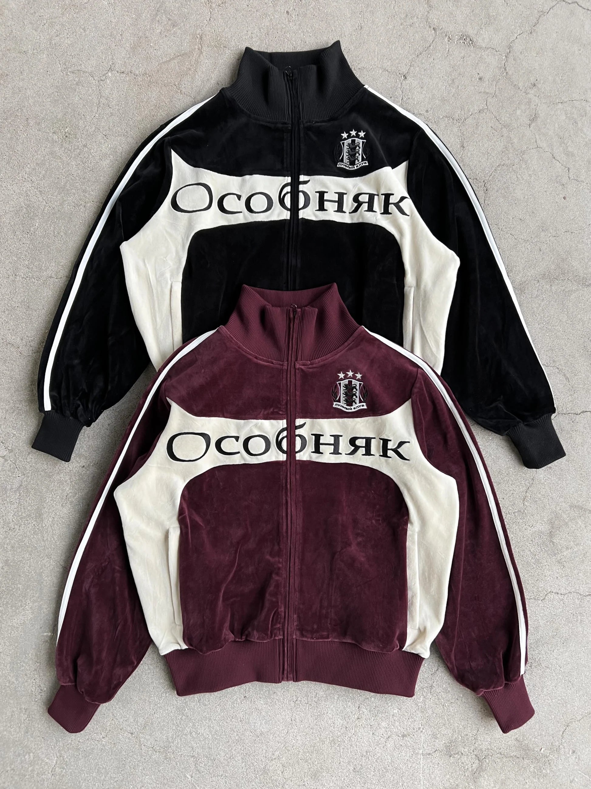 MOONLIGHT MANSION Ocobhrk Velvet Jacket Black