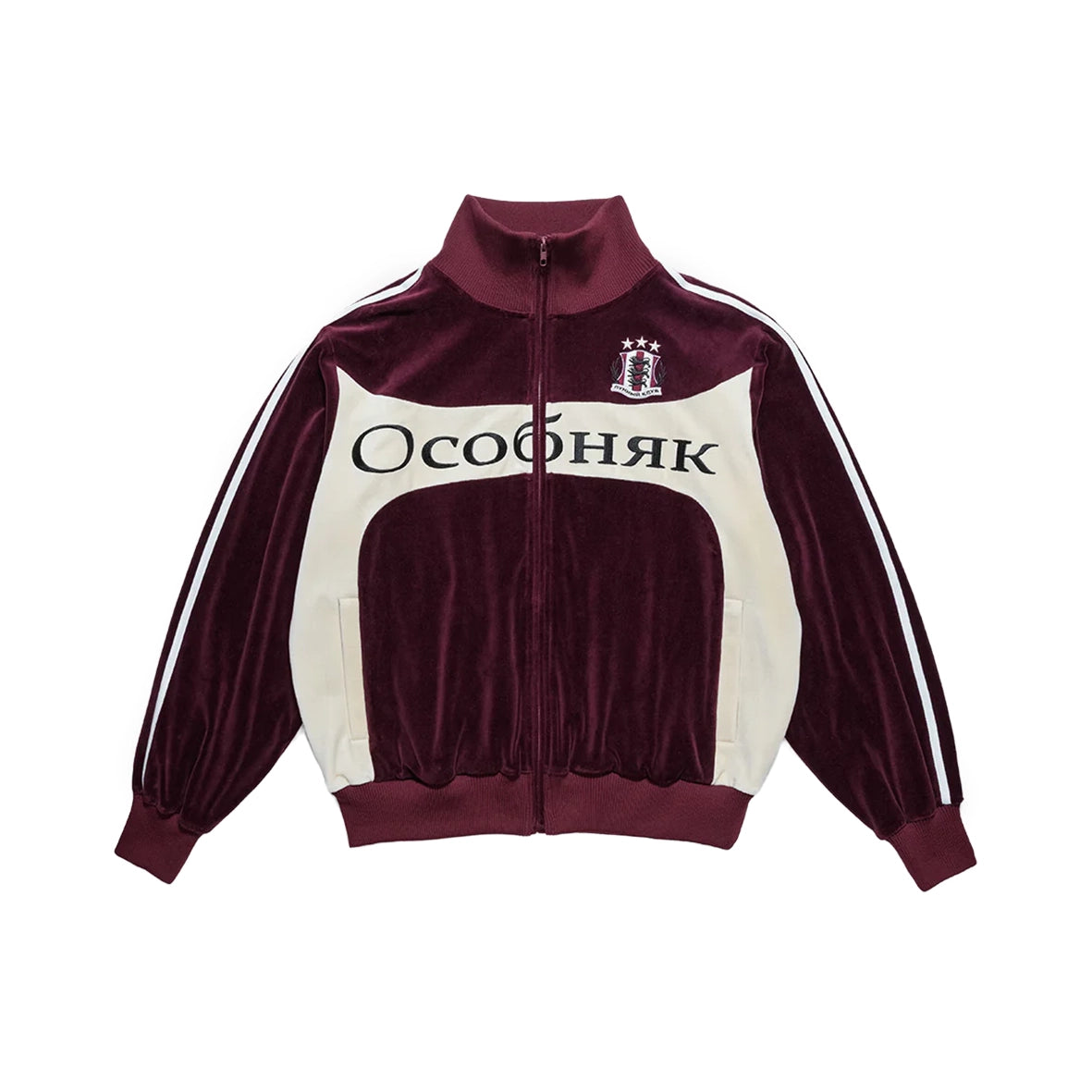 MOONLIGHT MANSION Ocobhrk Velvet Jacket Bordeaux