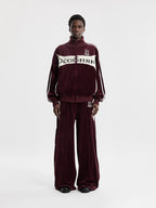 MOONLIGHT MANSION Ocobhrk Velvet Jacket Bordeaux