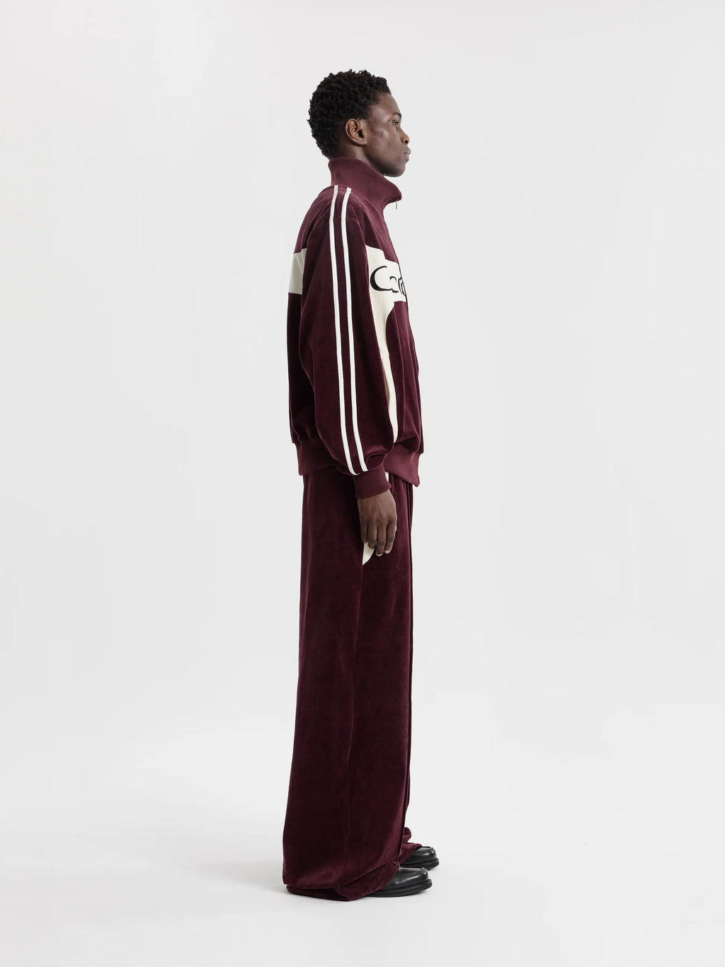 MOONLIGHT MANSION Ocobhrk Velvet Jacket Bordeaux