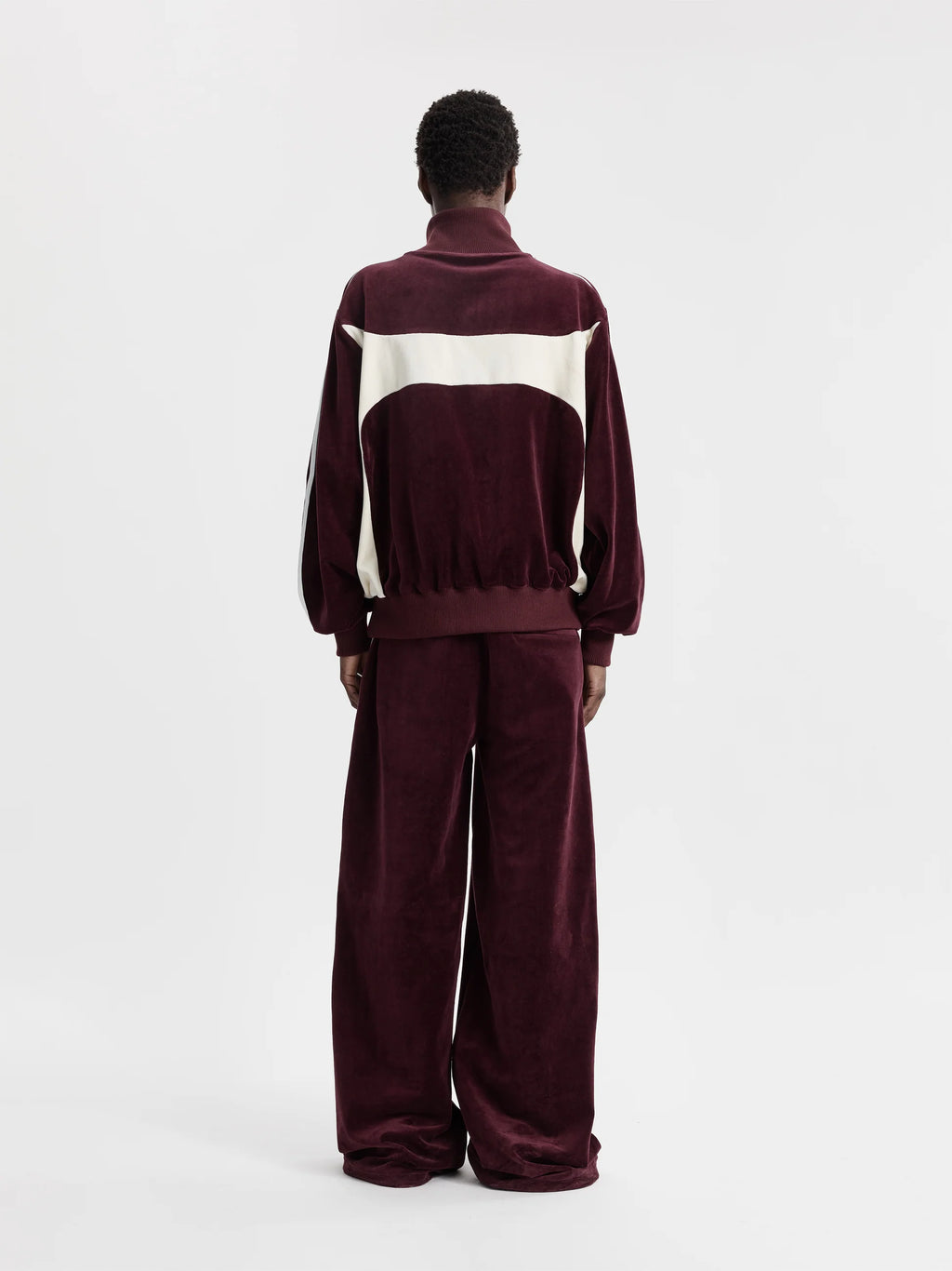 MOONLIGHT MANSION Ocobhrk Velvet Jacket Bordeaux