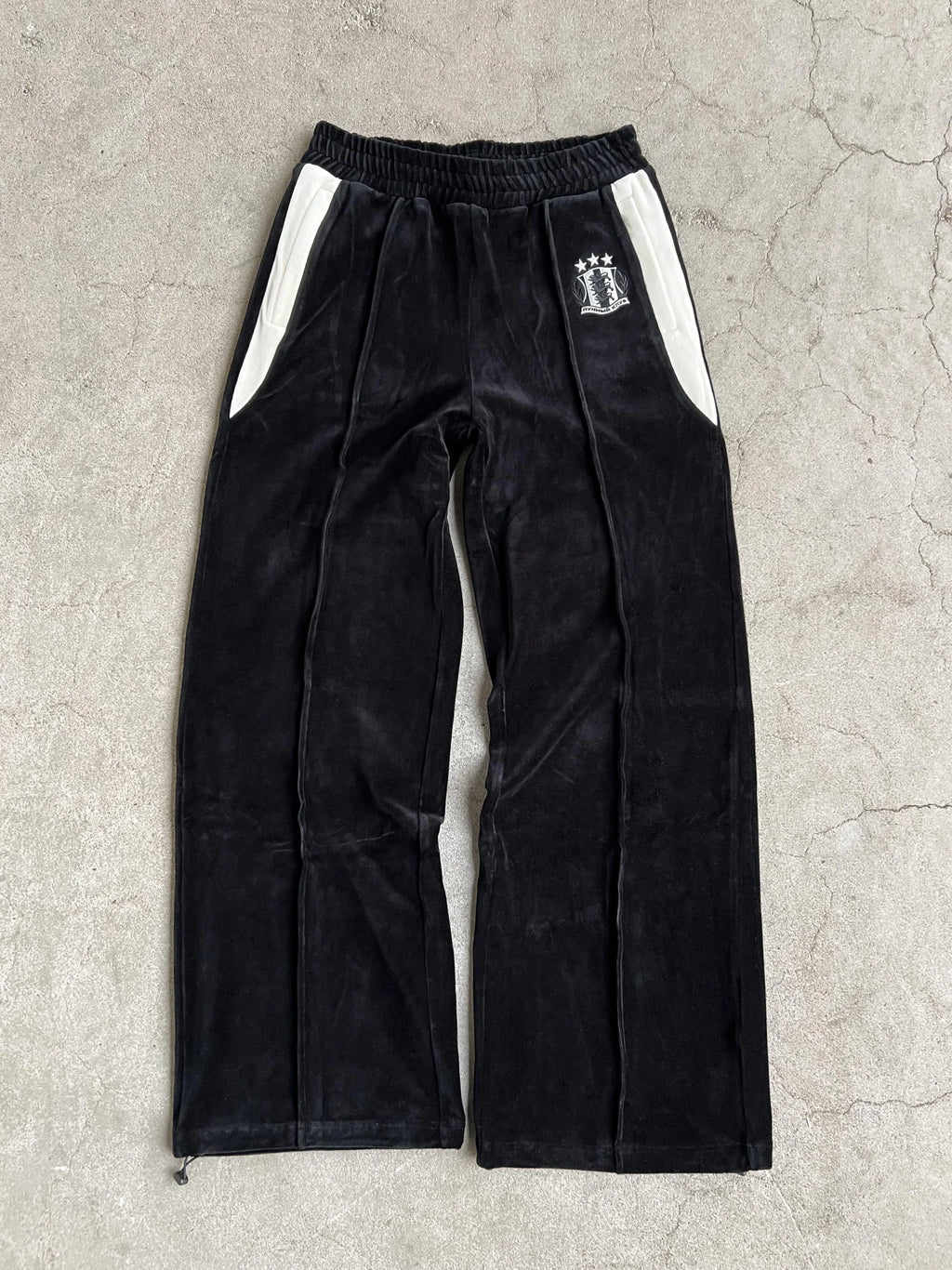MOONLIGHT MANSION Ocobhrk Velvet Pants Black