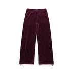 MOONLIGHT MANSION Ocobhrk Velvet Pants Bordeaux