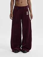 MOONLIGHT MANSION Ocobhrk Velvet Pants Bordeaux