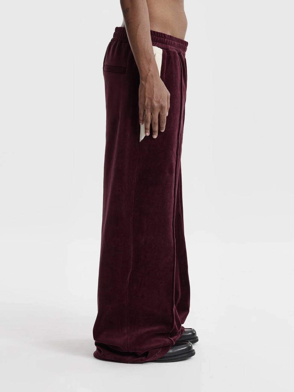 MOONLIGHT MANSION Ocobhrk Velvet Pants Bordeaux
