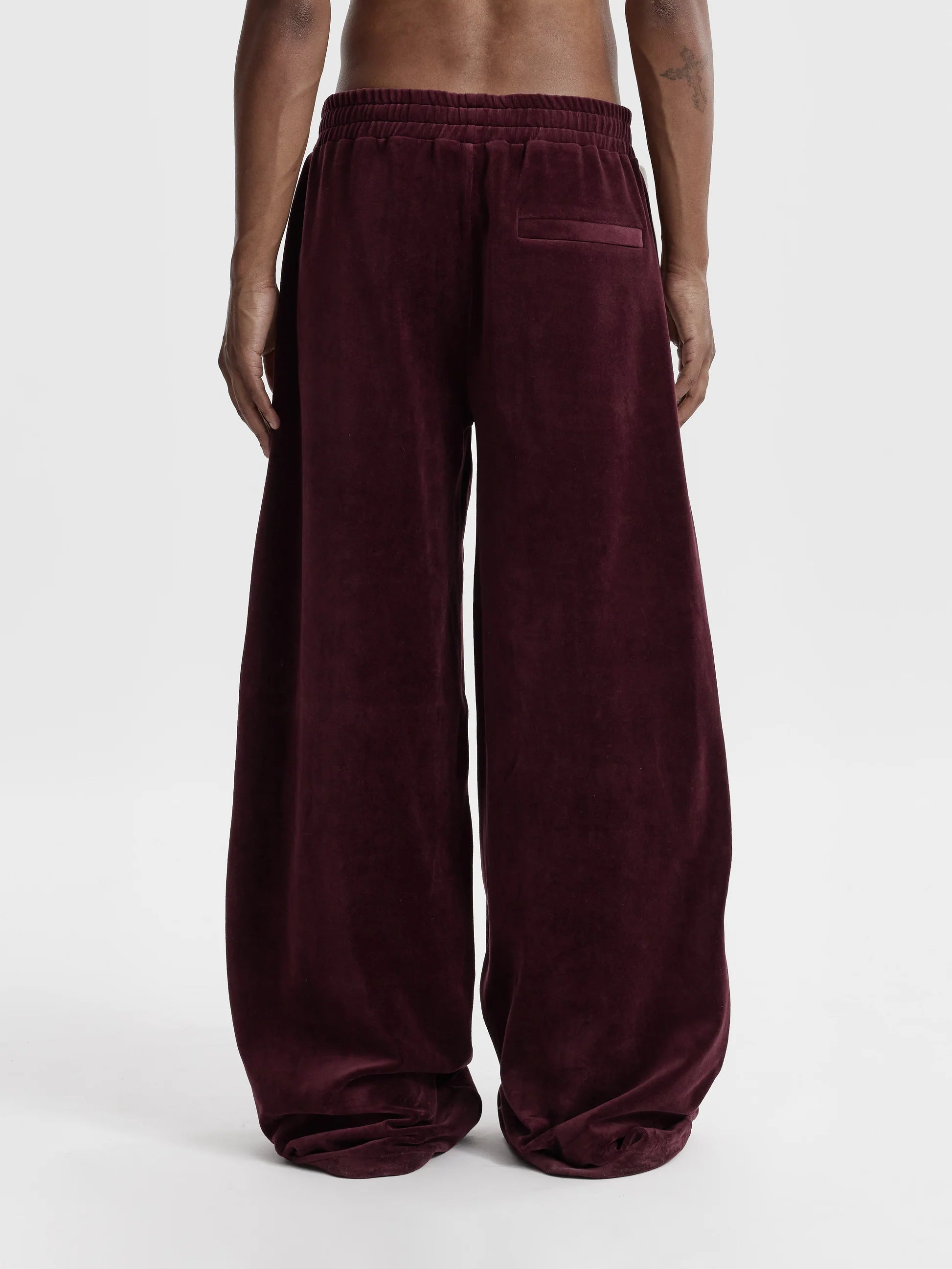 MOONLIGHT MANSION Ocobhrk Velvet Pants Bordeaux