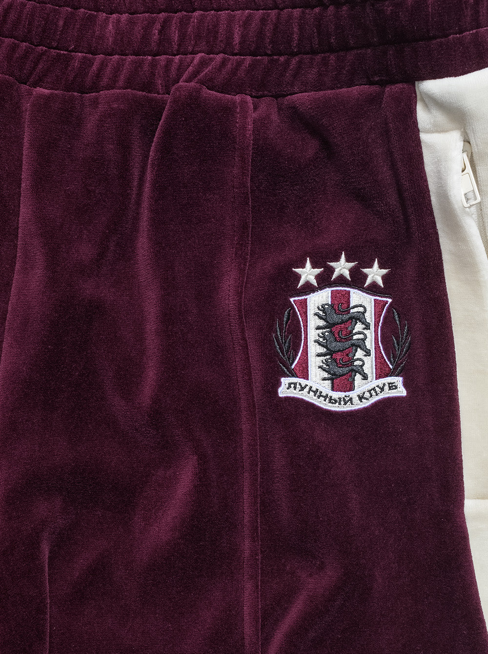 MOONLIGHT MANSION Ocobhrk Velvet Pants Bordeaux