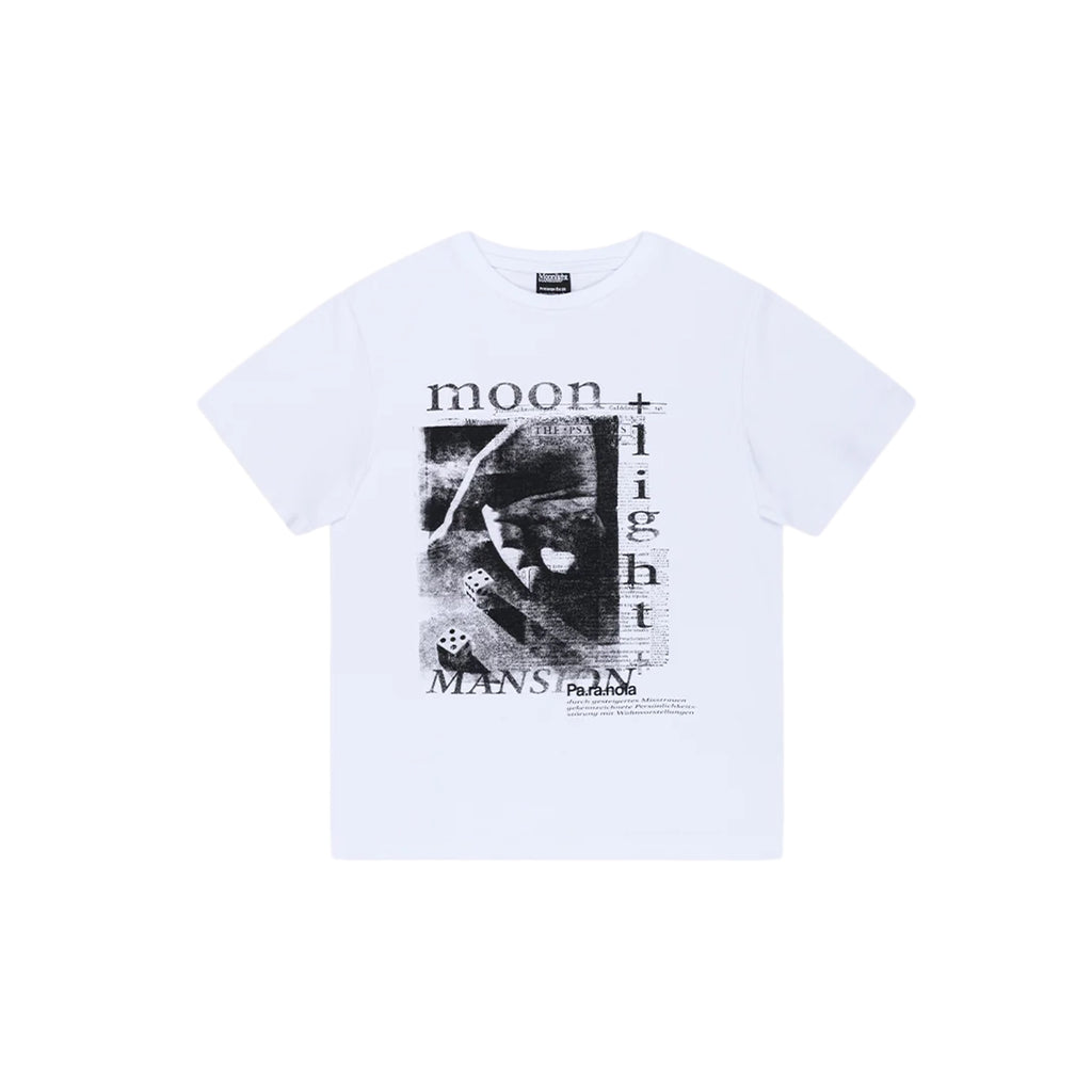 MOONLIGHT MANSION Paranoid T-Shirt White