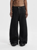 MOONLIGHT MANSION Raw Denim Black