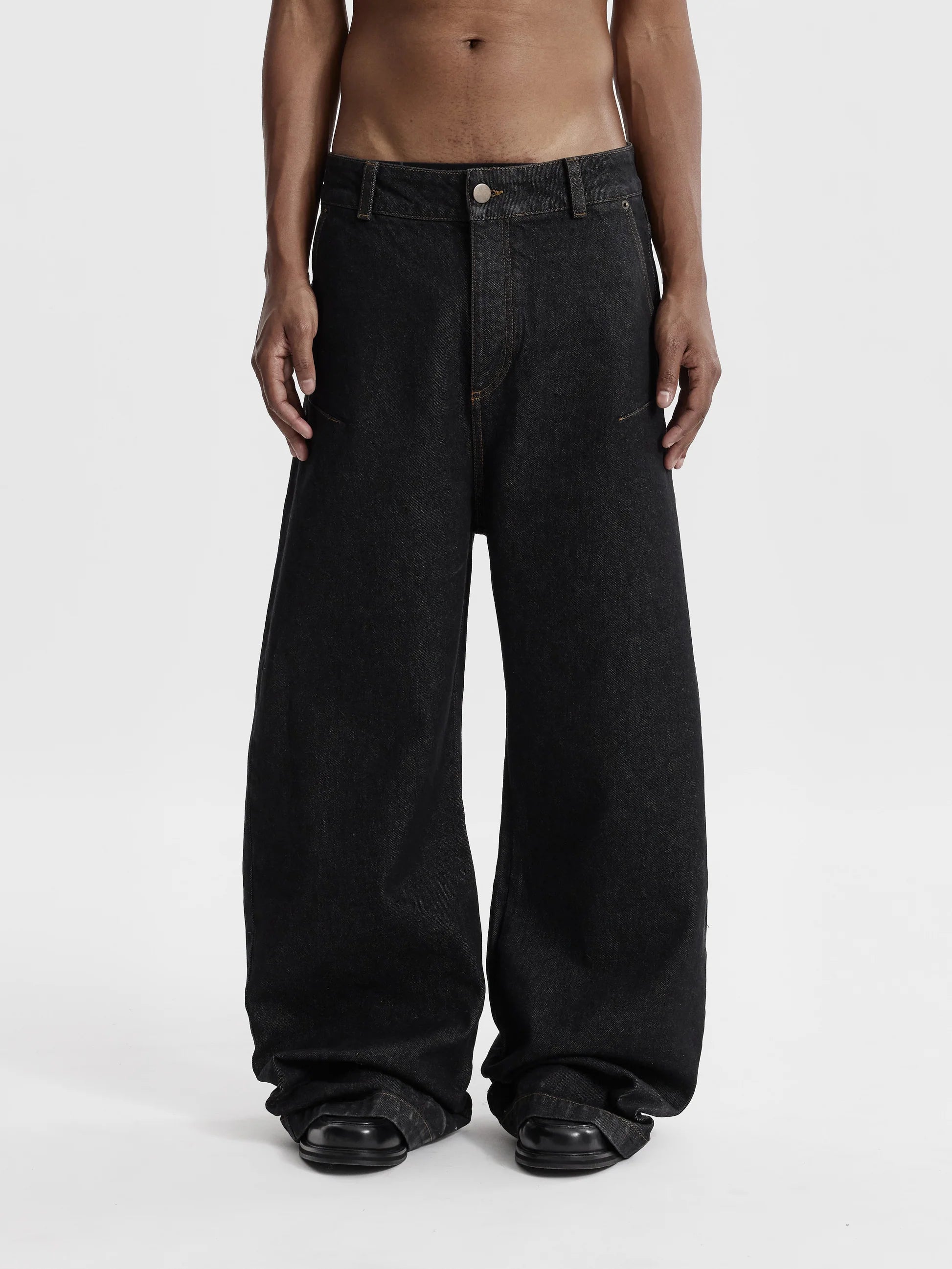 MOONLIGHT MANSION Raw Denim Black