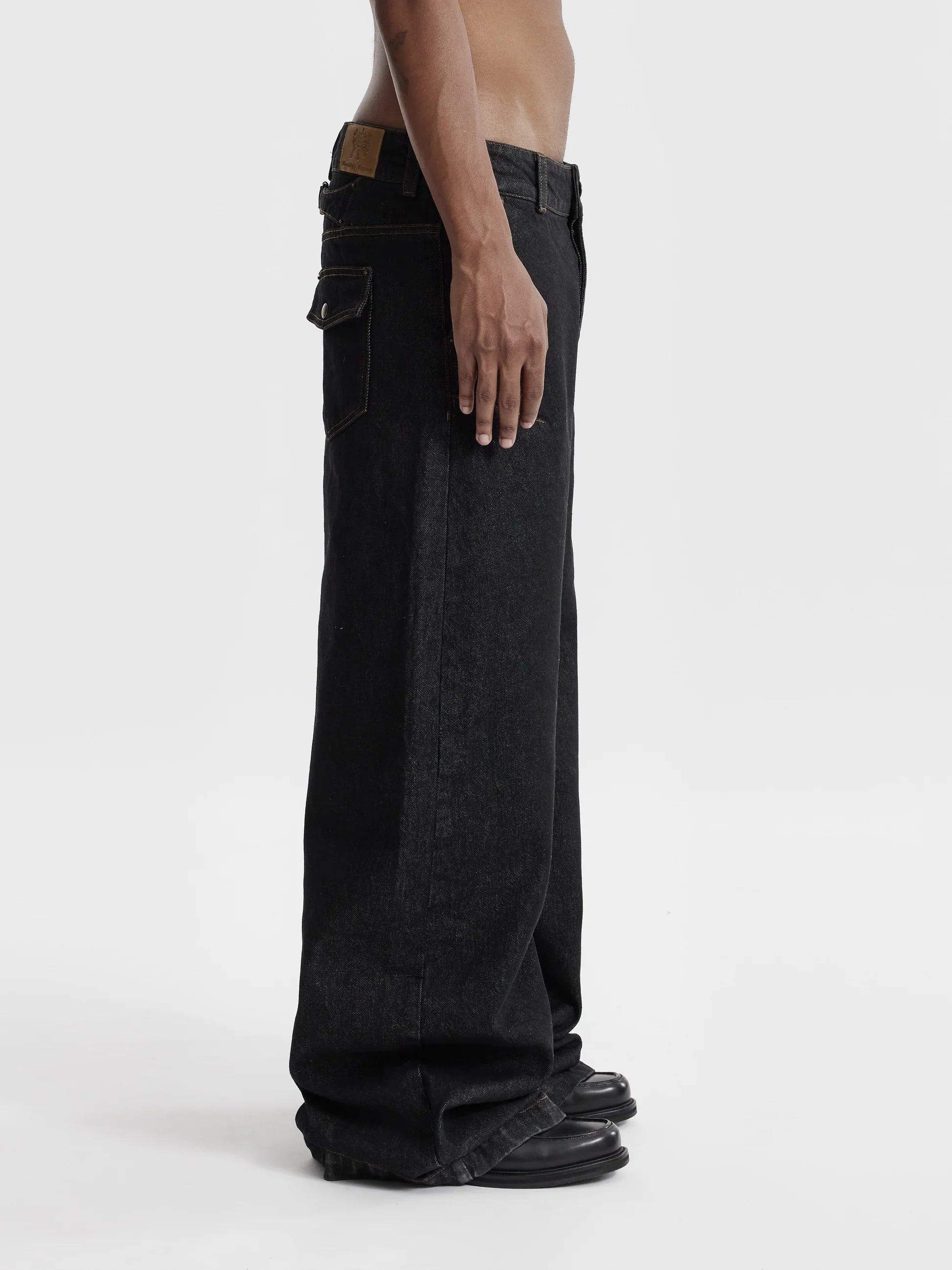 MOONLIGHT MANSION Raw Denim Black