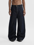 MOONLIGHT MANSION Raw Denim Indigo