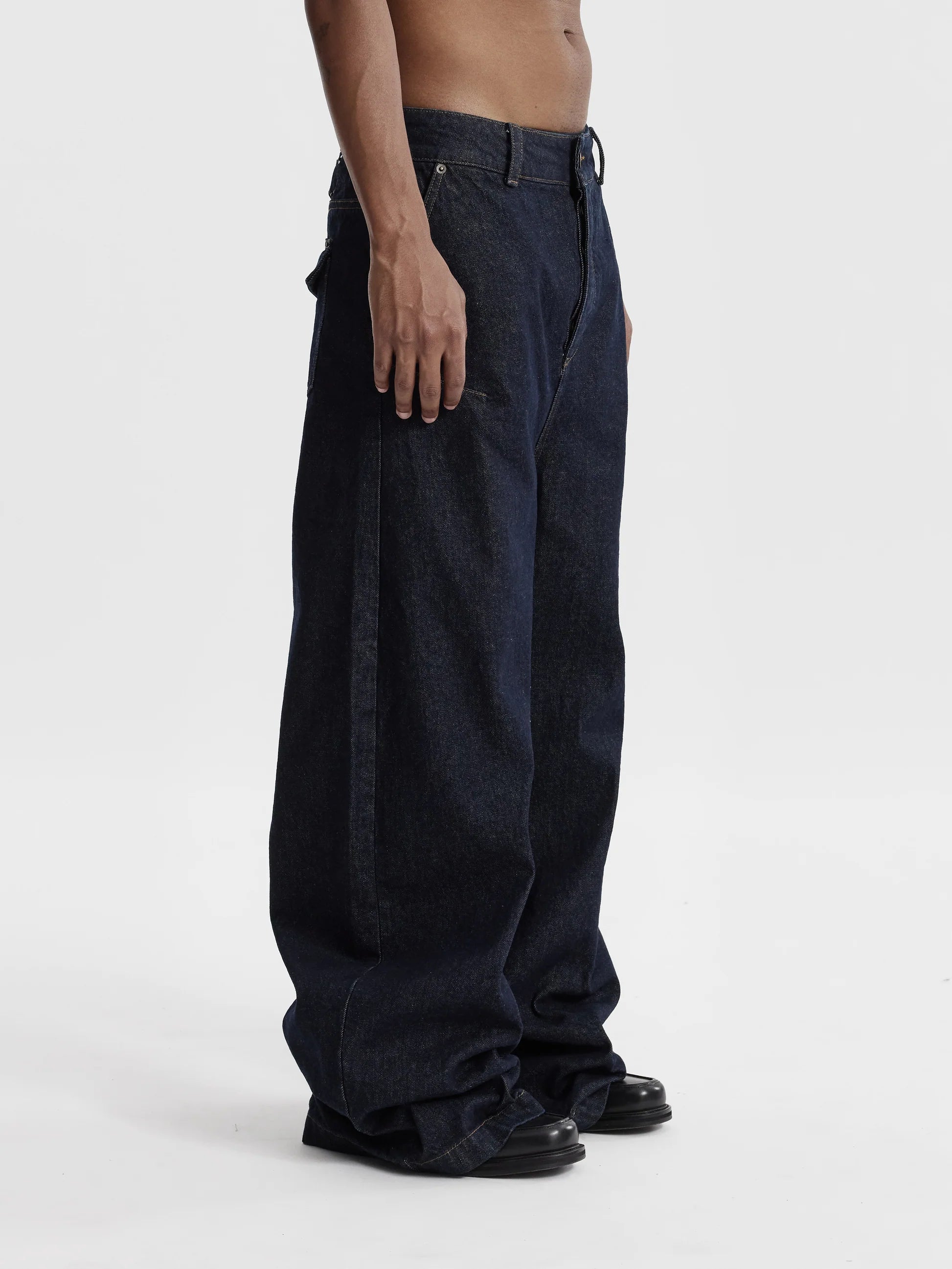 MOONLIGHT MANSION Raw Denim Indigo