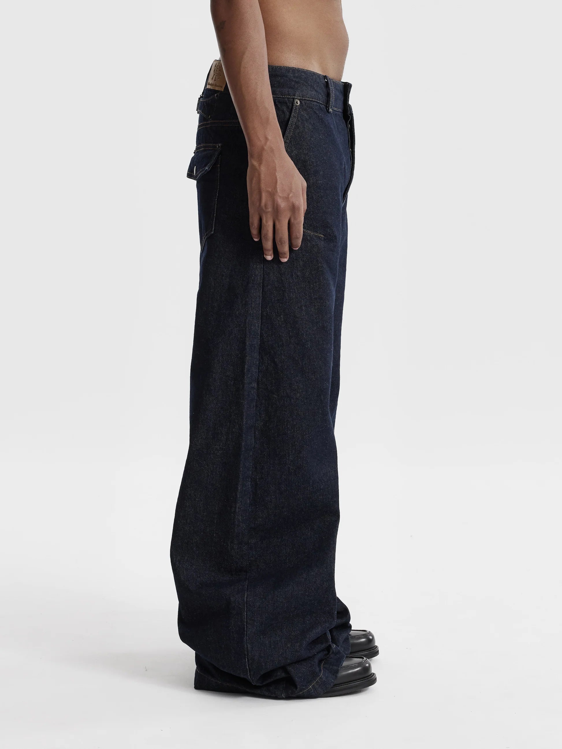 MOONLIGHT MANSION Raw Denim Indigo