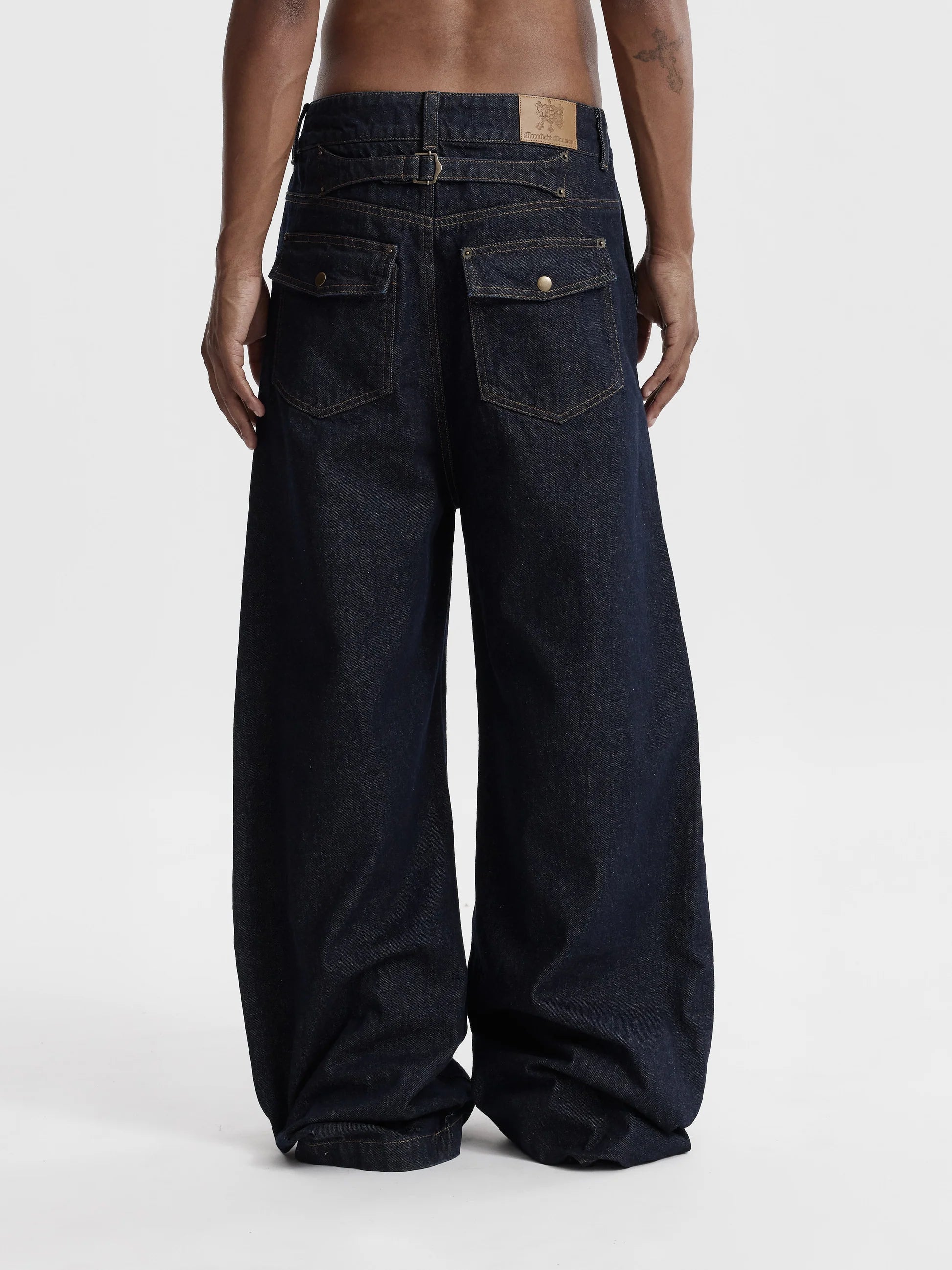 MOONLIGHT MANSION Raw Denim Indigo