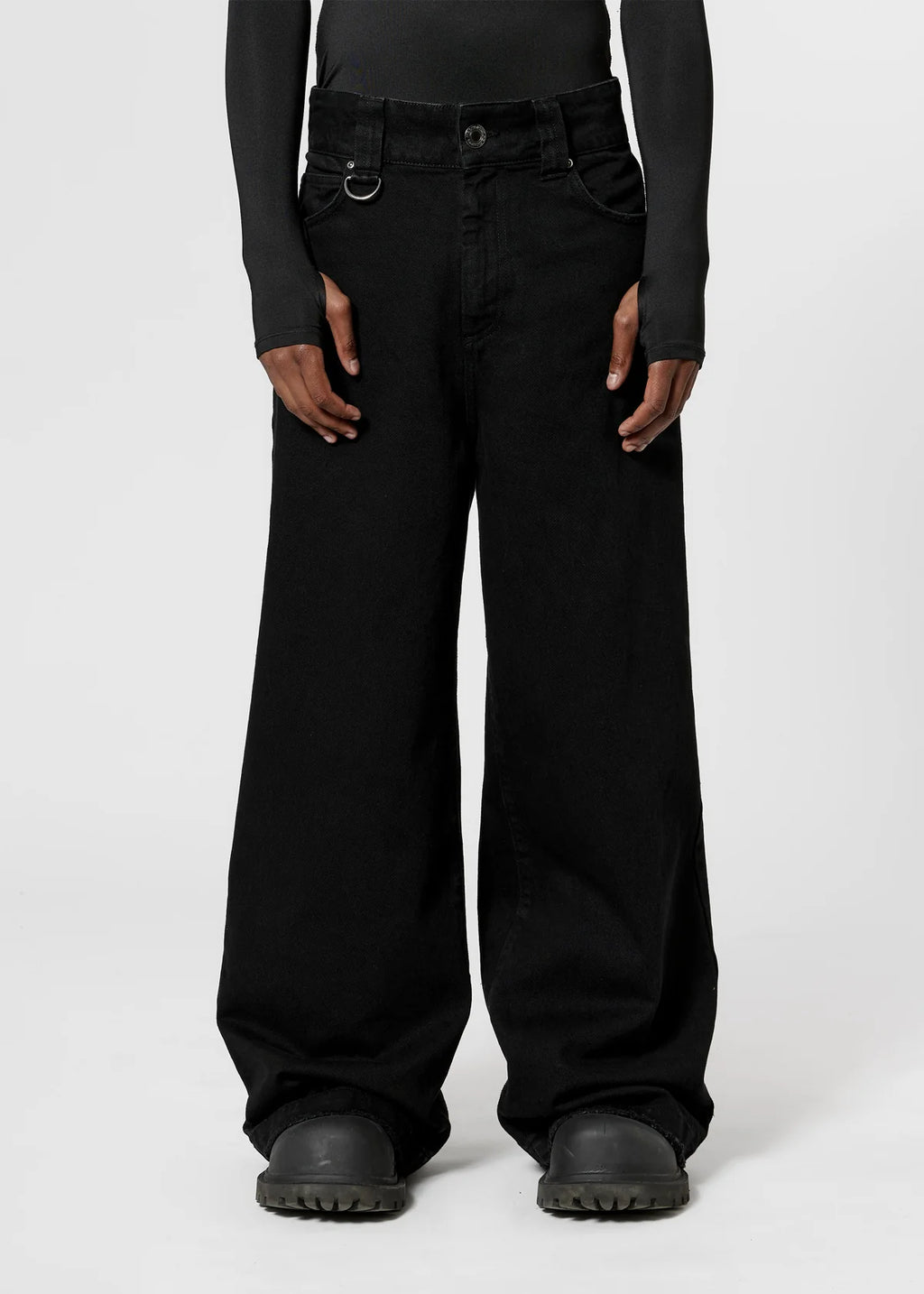 MOONLIGHT MANSION Silhouette Denim Black