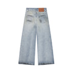 MOONLIGHT MANSION Silhouette Denim Faded Blue